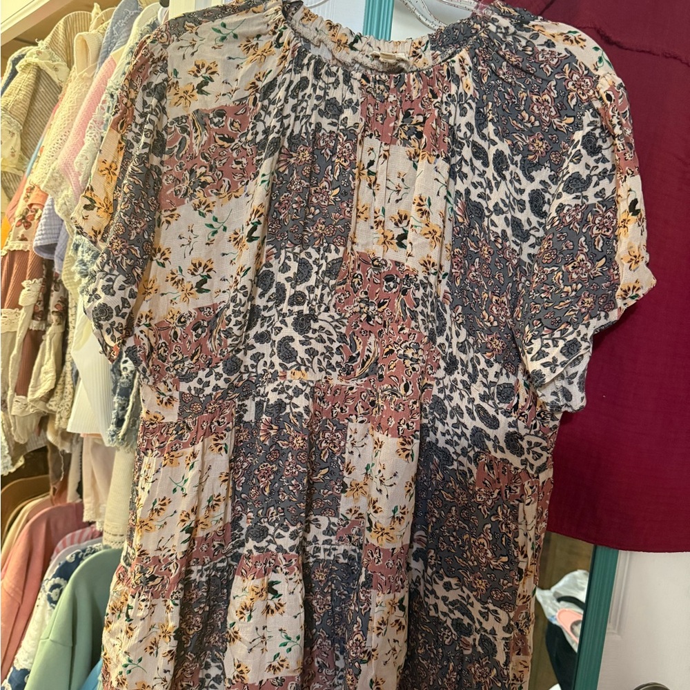 Pol Multicolor Patchwork Blouse - image 1